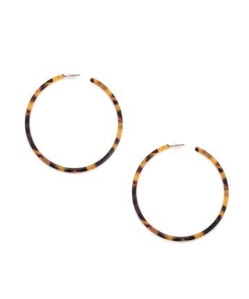 べっ甲フープピアス