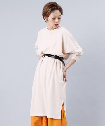 ミニ裏毛ビッグワンピース