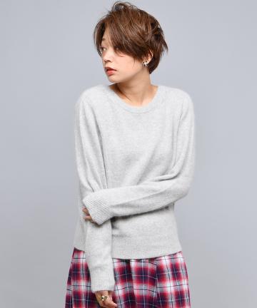 FOX混2WAYニットプルオーバー