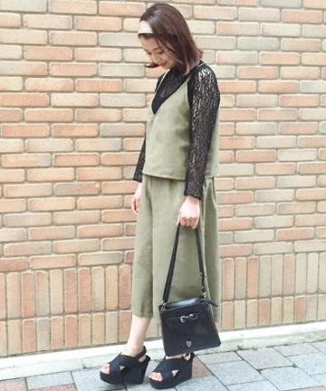 フェイクスエードセットアップ