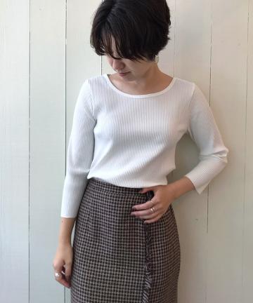 コットンリブカットソー
