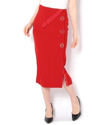 DIONLEEボタンスカート