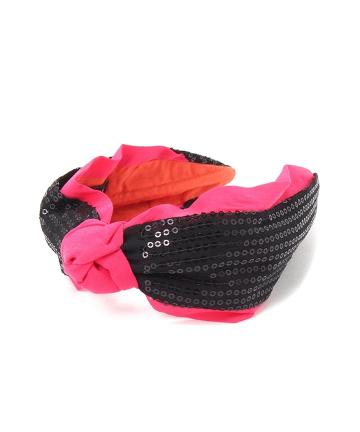 【NAMRATA JOSHIPURA】ピンクラインカチューシャ