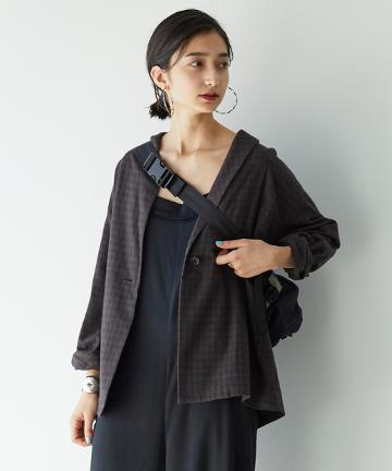 チェックオーバージャケット【オンラインストア限定商品】