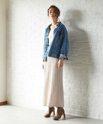 ケーブルスカート【オンラインストア限定商品】