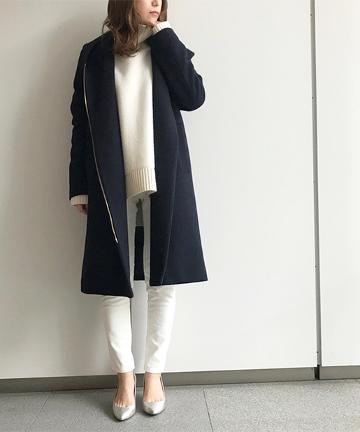 ZIPフーディコート