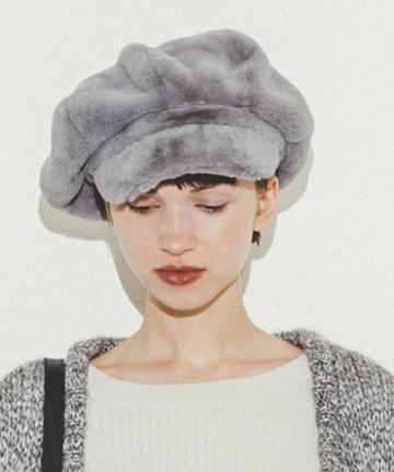 フェイクファーキャスケット