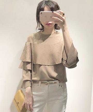 フリルニット◆