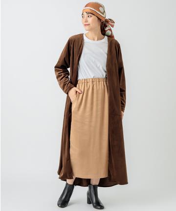 【Omekashi】ベロアロングガウン