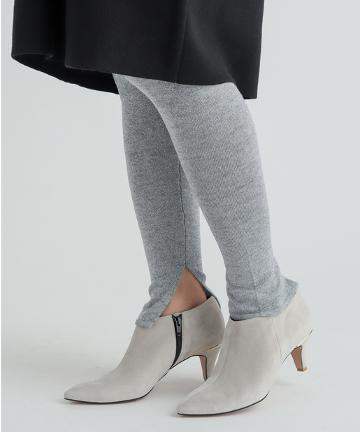 【Omekashi】ニット天竺ラメレギンス