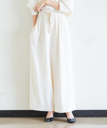 ウールワイドパンツ