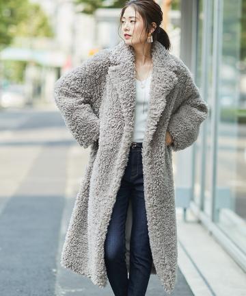 ボリュームファーコート