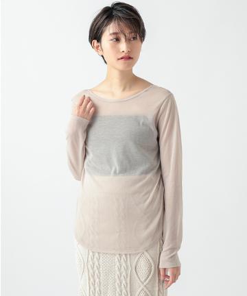 シースルーカットプルオーバー