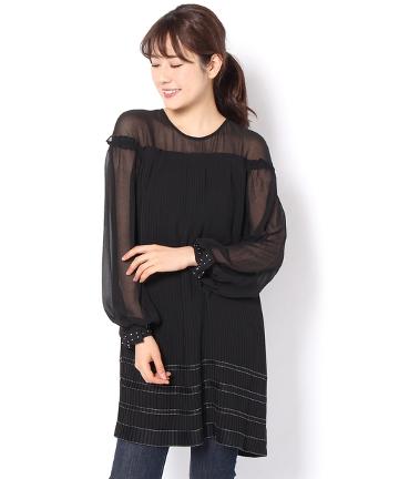 【10CROSBY】プリーツチュニック