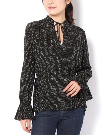 【10CROSBY】柄ブラウス