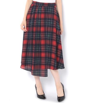 【Awfully】チェックコンビスカート