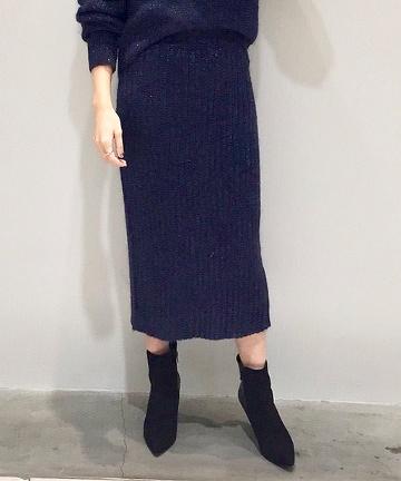 【Awfully】キラキラニットスカート