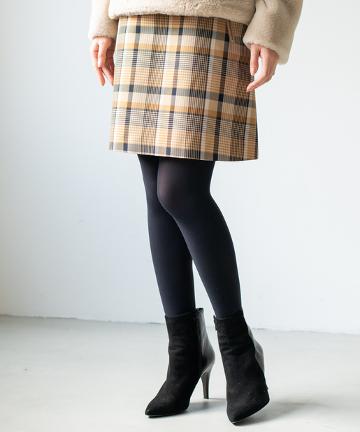 チェックミニスカート