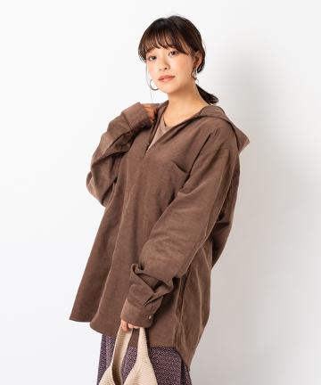 コーデュロイアノラックシャツ