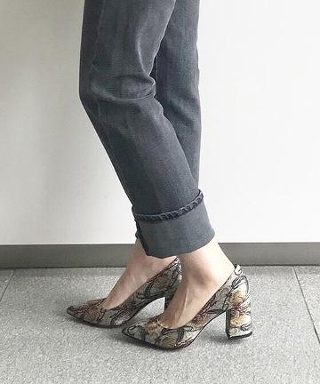 【CORSO ROMA 9】DIMOR 花柄パンプス