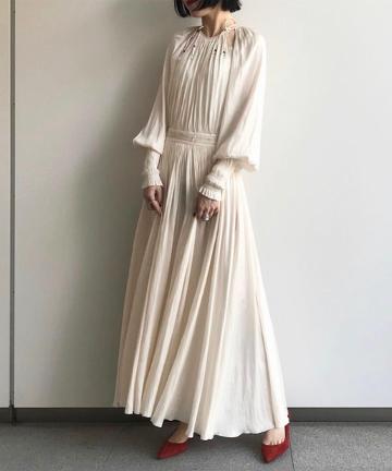 【ULLAJOHNSON】プリーツワンピース