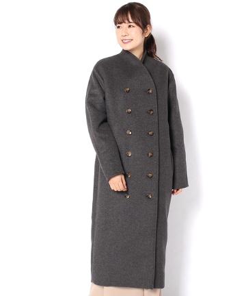 TOTEMEボタンロングコート