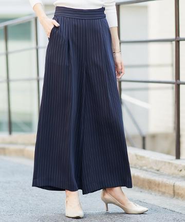 ストライプイージーパンツ