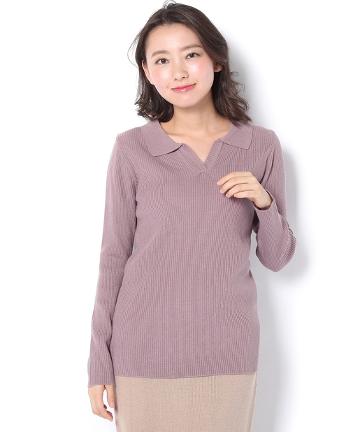 リブスキッパーニット