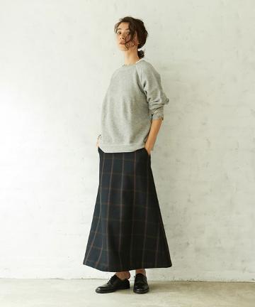 チェックロングスカート【オンラインストア限定商品】