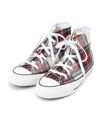 【CONVERSE/コンバース】ウールチェック柄ハイカットスニーカー