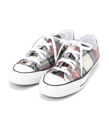 【CONVERSE/コンバース】ウールチェック柄ローカットスニーカー