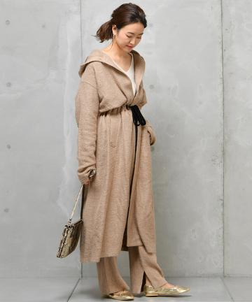 ブークレービッグフーディーコート