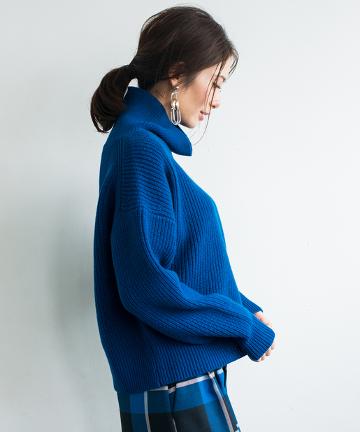 タートル畦ニット