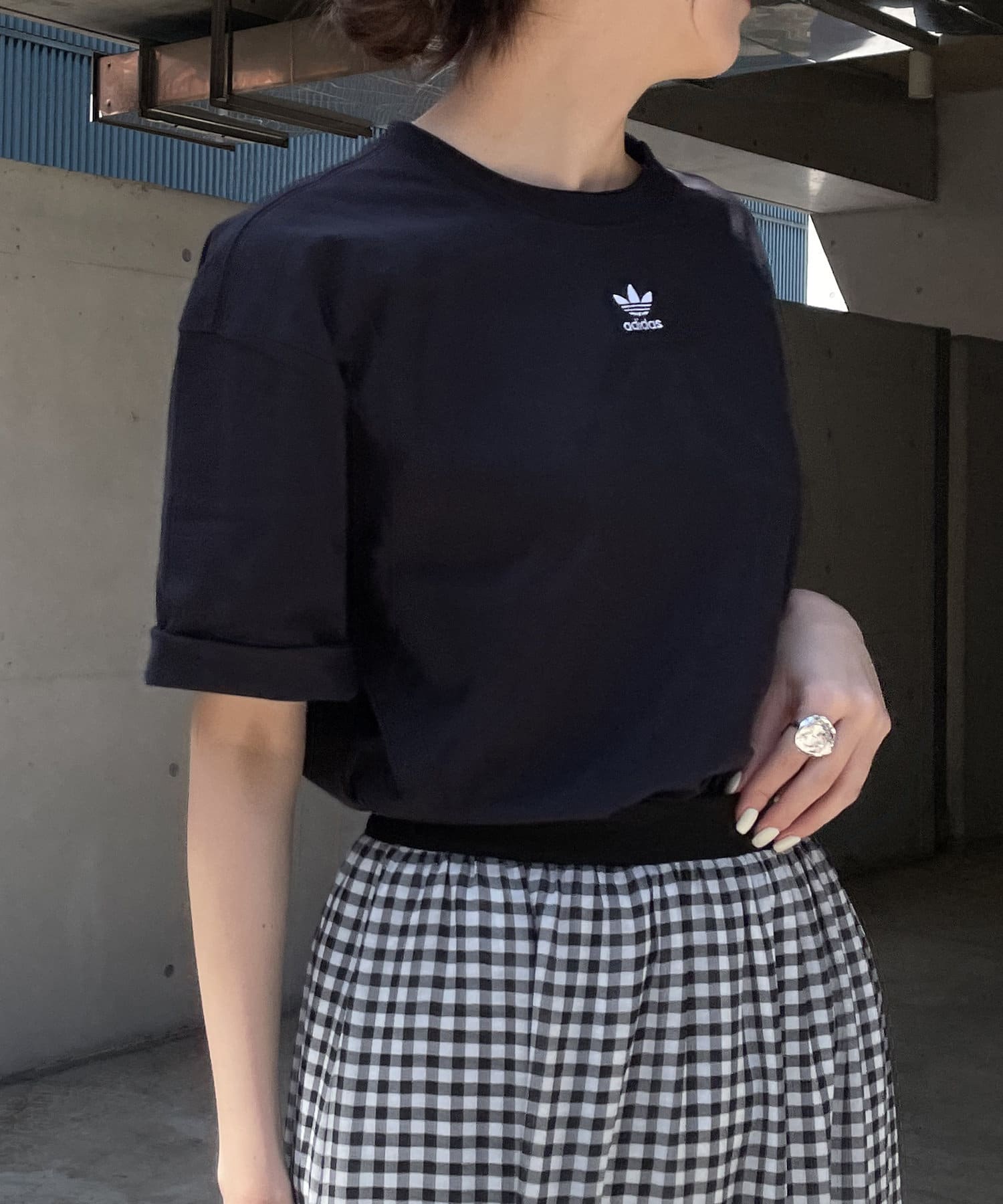 Web限定 Adidas アディダス トレフォイルtシャツ Capricieux Le Mage カプリシュレマージュ レディース Pal Closet パルクローゼット パルグループ公式ファッション通販サイト