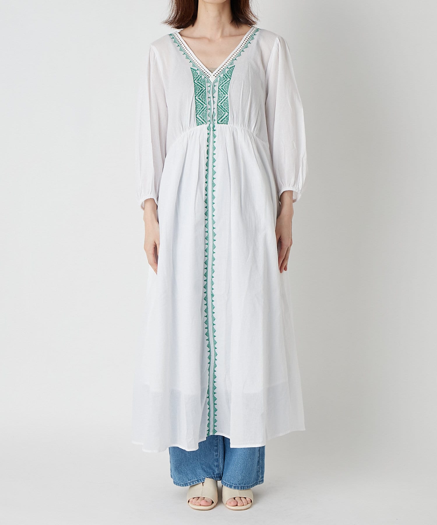 Ne Quittez Pas ヌキテパ 刺繍ワンピース Un Dix Cors アンディコール レディース Pal Closet パルクローゼット パルグループ公式ファッション通販サイト