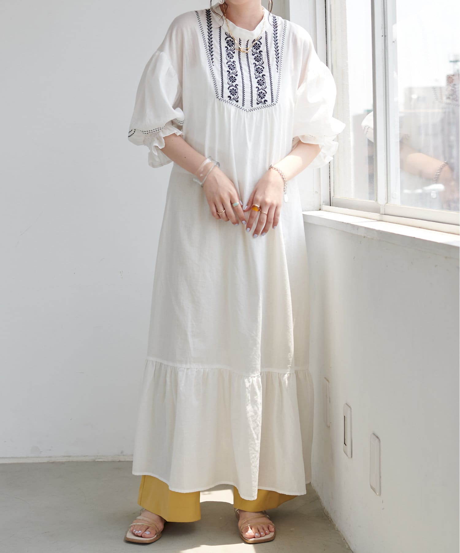 刺繍ワンピース Discoat ディスコート レディース Pal Closet パルクローゼット パルグループ公式ファッション通販サイト