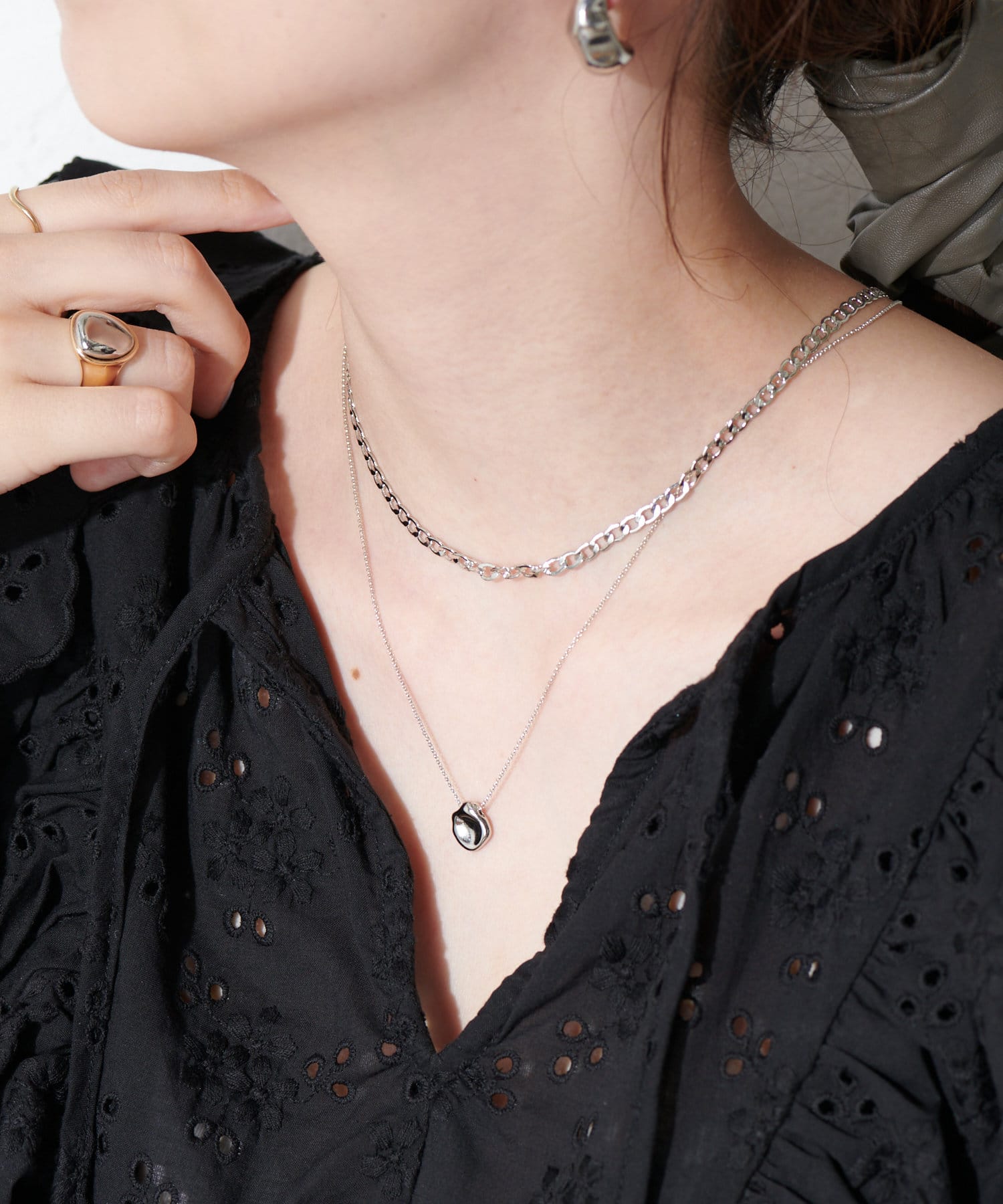 Gigi YG18 solid chain necklace ドゥーズィエム-