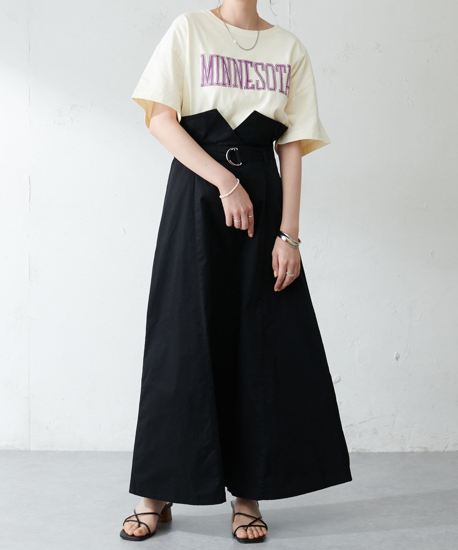 ハイウエストフレアスカート Discoat ディスコート レディース Pal Closet パルクローゼット パルグループ公式ファッション通販サイト