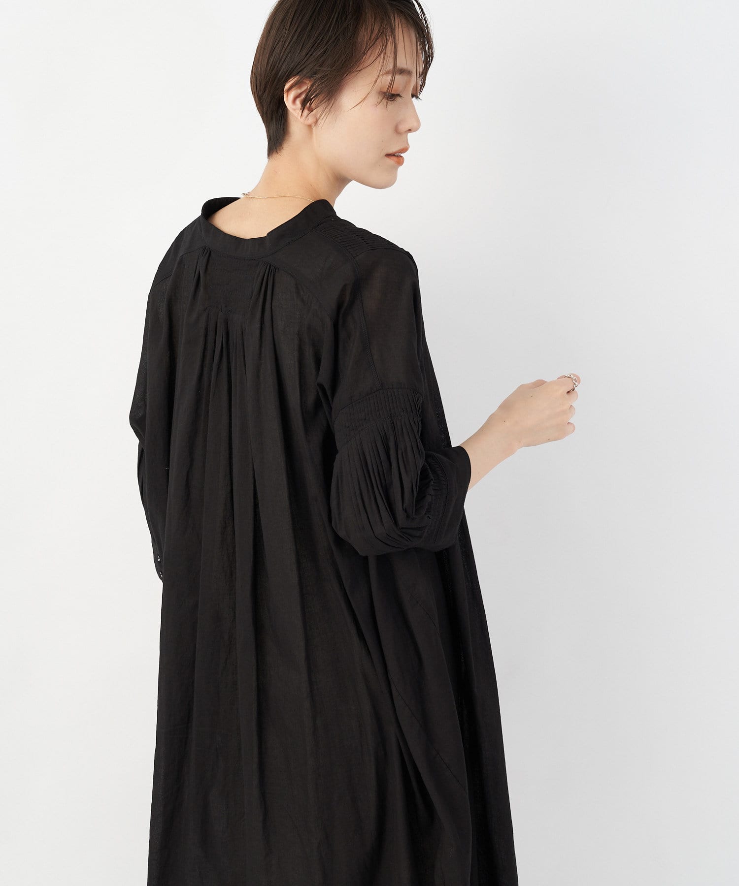 un dix cors(アンディコール) ここでしか手に入らない！【WEB限定】コットンピンタックワンピース