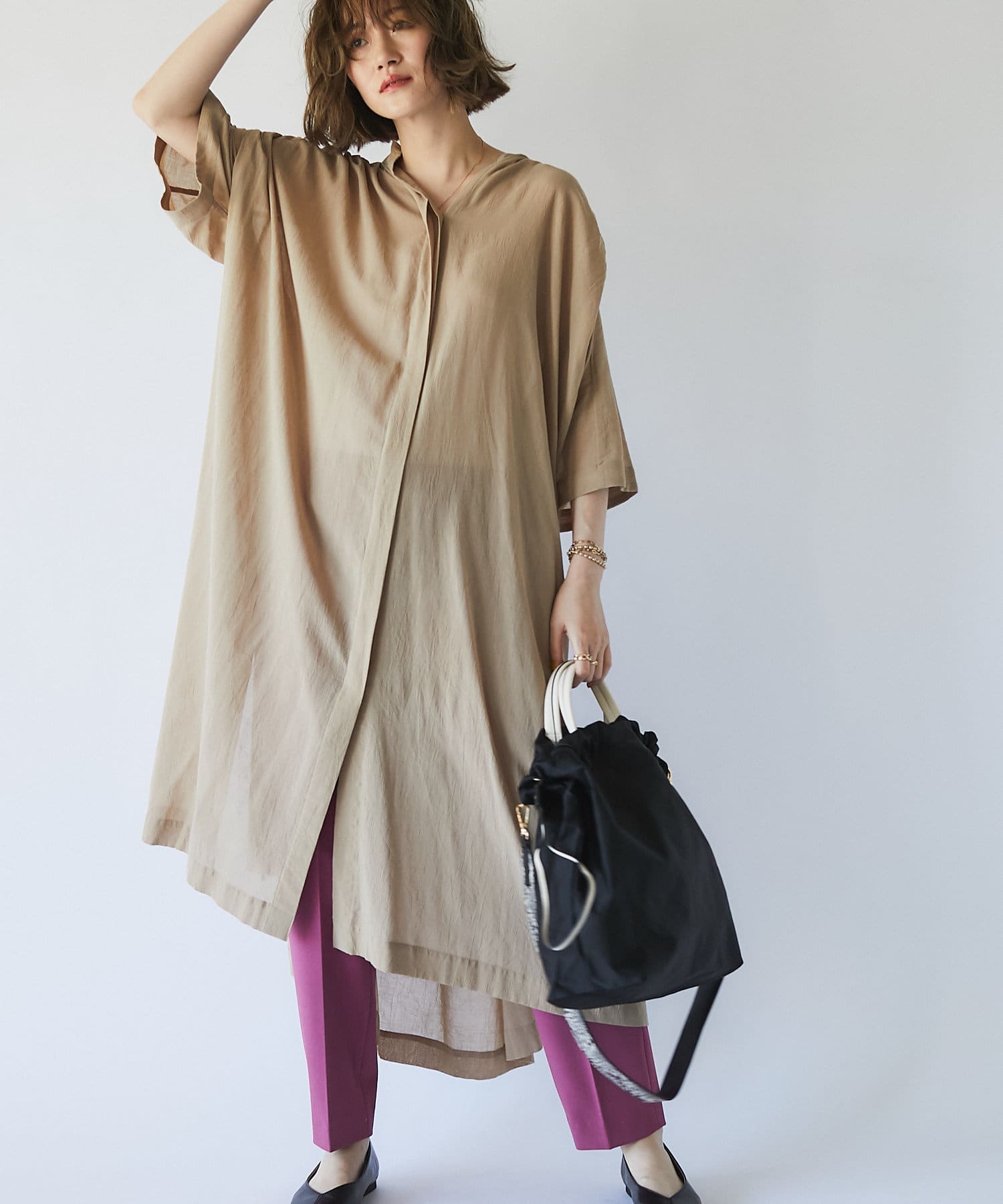 un dix cors(アンディコール) ここでしか手に入らない！【WEB限定】ガウンワンピース