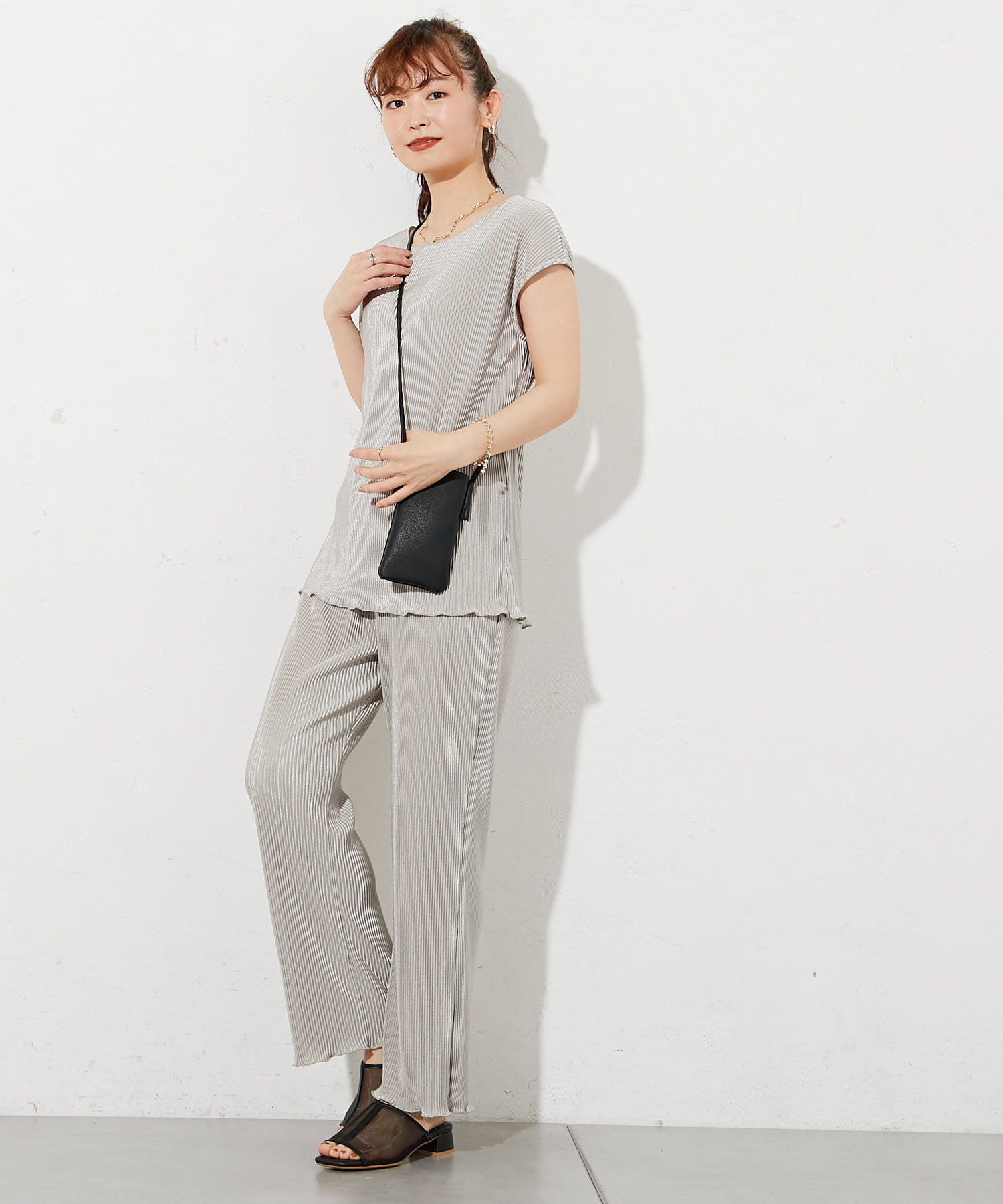 フレンチスリーブプリーツセットアップ Prose Verse プロズヴェール レディース Pal Closet パルクローゼット パルグループ公式ファッション通販サイト