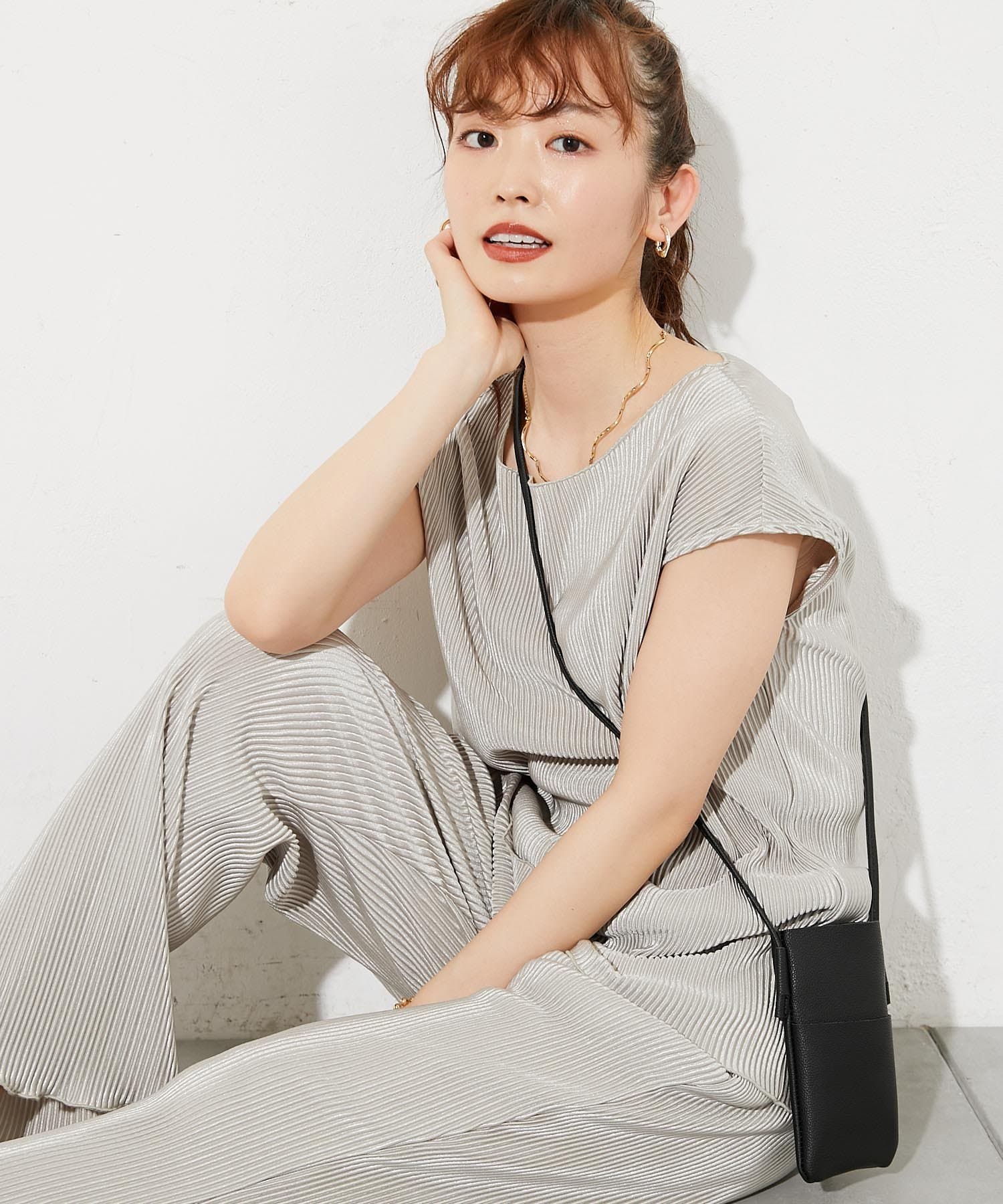 フレンチスリーブプリーツセットアップ Prose Verse プロズヴェール レディース Pal Closet パルクローゼット パルグループ公式ファッション通販サイト