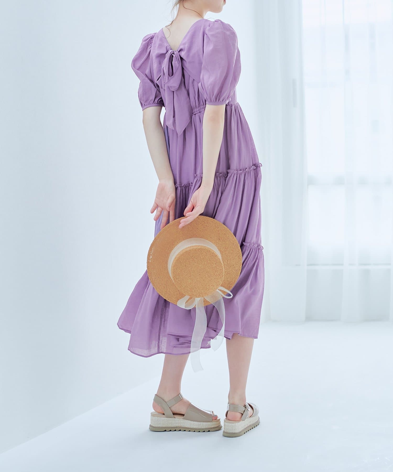 スクエアネックティアードワンピース Olive Des Olive オリーブ デ オリーブ レディース Pal Closet パルクローゼット パルグループ公式ファッション通販サイト