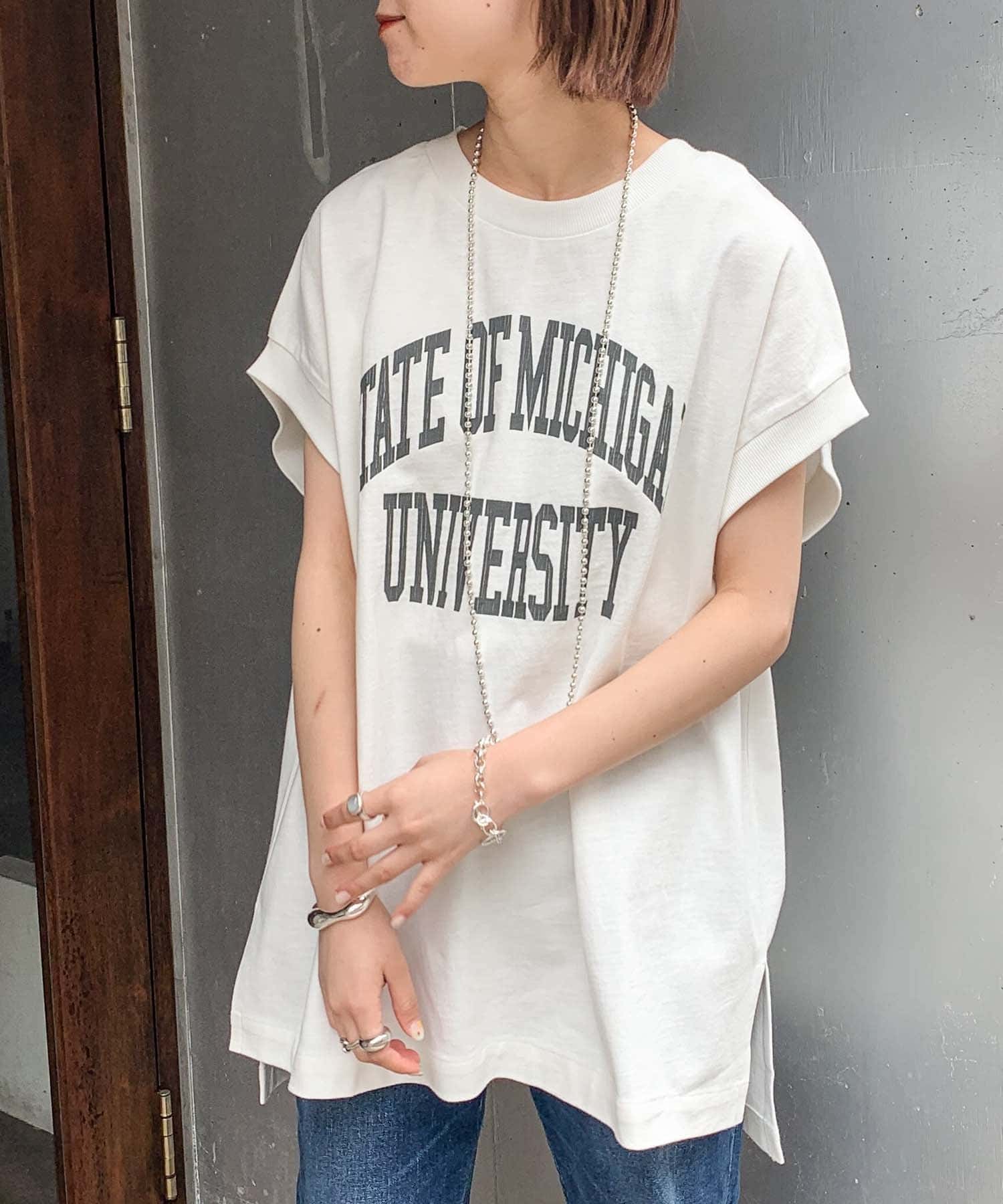 説明動画付 ヘビーウェイトカレッジプリントノースリtee Ciaopanic Typy チャオパニックティピー レディース Pal Closet パルクローゼット パルグループ公式ファッション通販サイト