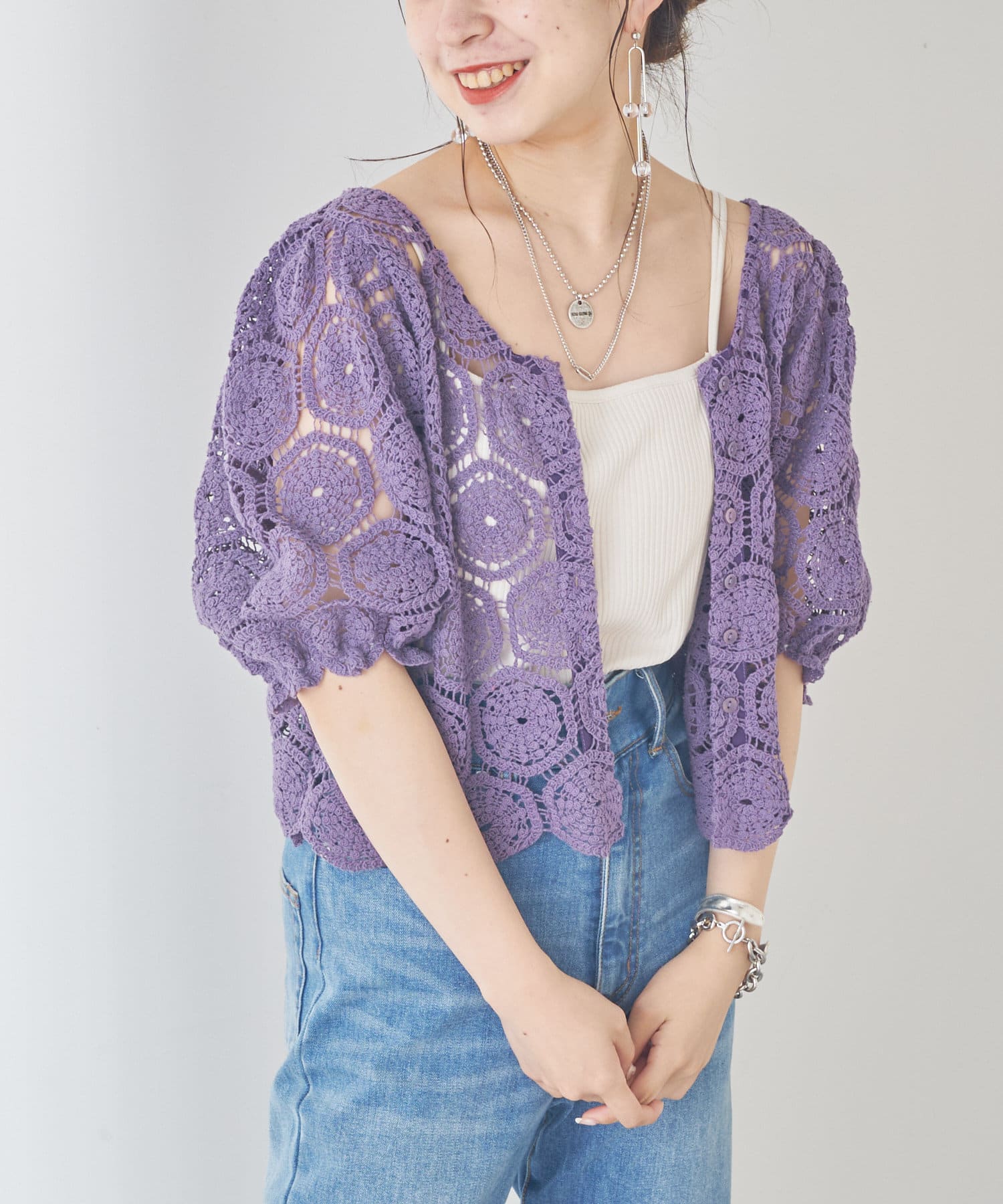 2wayかぎ針レーストップス Who S Who Chico フーズフーチコ 店舗在庫リスト Pal Closet パルクローゼット パルグループ公式ファッション通販サイト Pal Closet パルクローゼット パルグループ公式ファッション通販サイト