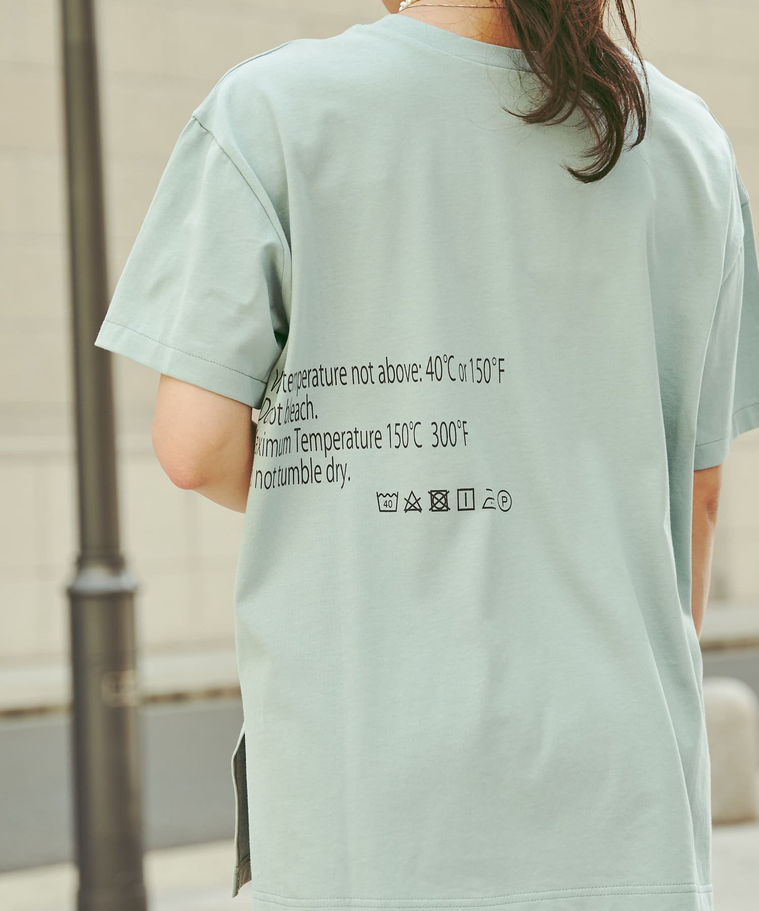 Chez toi(シェトワ) 【WEB限定】care label ロゴT