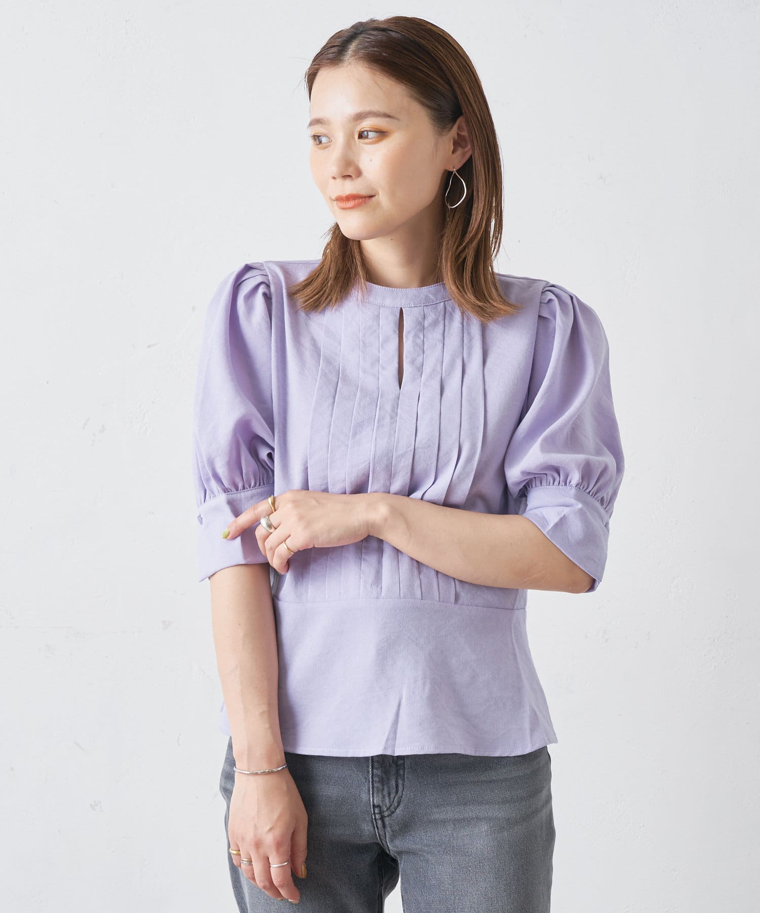 フロントタック半袖ブラウス Omekashi オメカシ レディース Pal Closet パルクローゼット パルグループ公式ファッション通販サイト