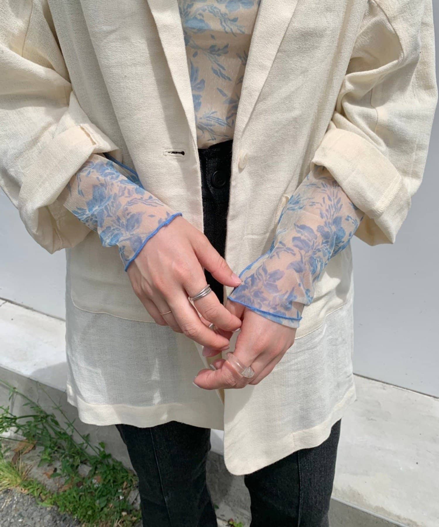 Kastane - kastane 花柄キャミセット シアー花柄キャミ付きインナー | Kastane(カスタネ)レディース