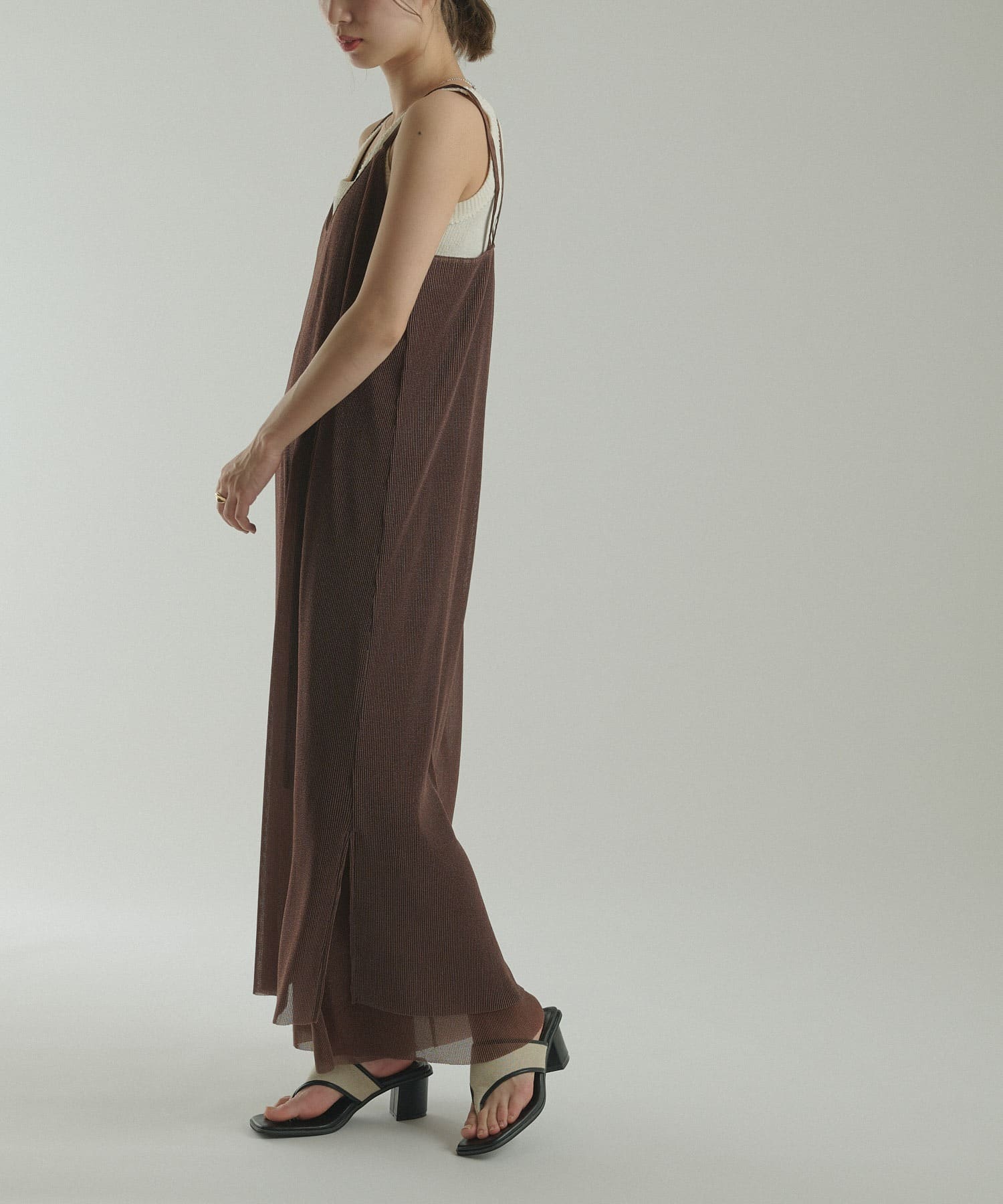 Scene By Ciaopanic シーン バイ チャオパニック シアープリーツアシメキャミワンピース Ciaopanic チャオパニック レディース Pal Closet パルクローゼット パルグループ公式ファッション通販サイト