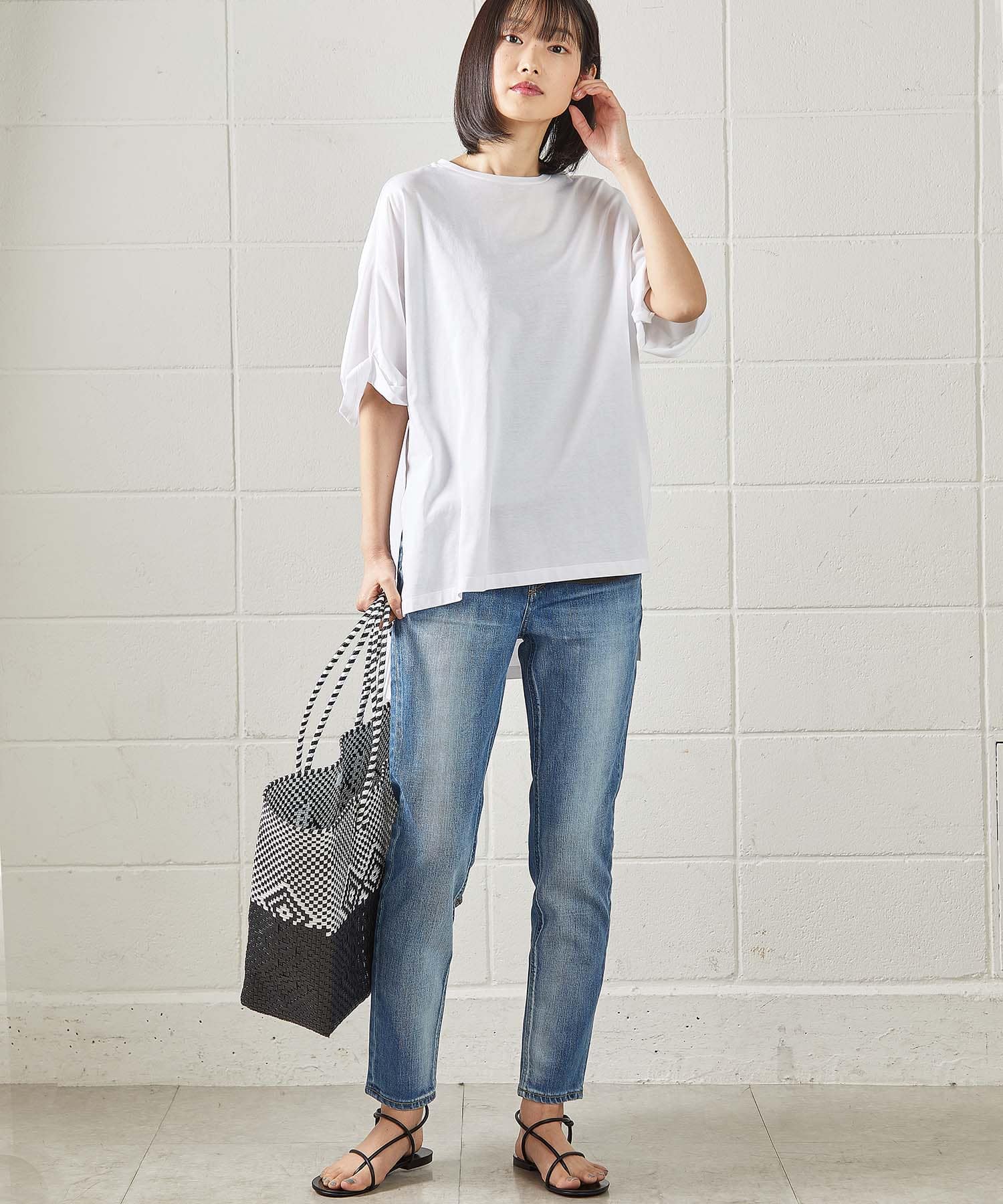 袖ロールアップtシャツ Ouvrage Classe ウヴラージュクラス レディース Pal Closet パルクローゼット パルグループ公式ファッション通販サイト